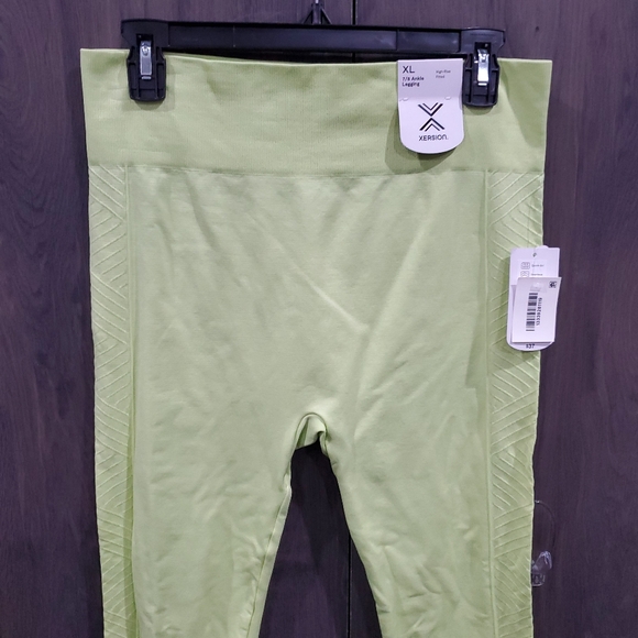High Rise Fitted Leggings Xersion- 7/8 Ankle J C Penney L👀K Size XL - Picture 11 of 11